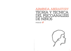 Arminda Aberastury Teoria y tecnica del (1)