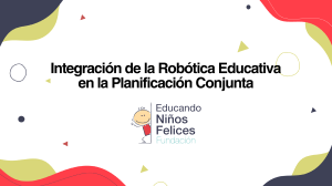 Robótica Educativa: Integración en la Planificación Conjunta