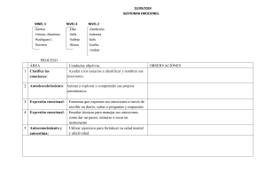 GESTIONAR EMOCIONES