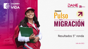 Pulso por la Migración - DANE