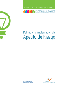 Apetito de Riesgo: Definición e Implantación - Guía Práctica