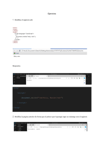 Ejercicios de HTML y JavaScript para principiantes