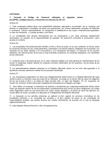 Actividades Contabilidad y Código de Comercio