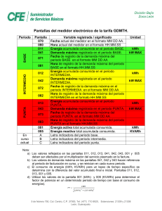 Guía de Medidor Electrónico Tarifa GDMTH - León