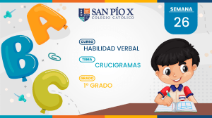 DIAPOSITIVA DE  HABILIDAD VERBAL- SEMANA 26