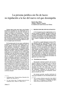 Entidades Jurídicas Sin Fines de Lucro: Regulación y Rol