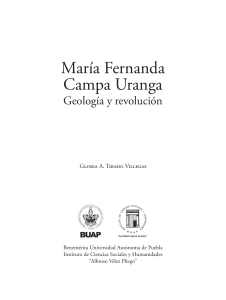 María Fernanda Campa Uranga: Geología y Revolución