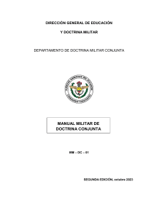 01. Manual Militar de Doctrina Conjunta MM-DC-01