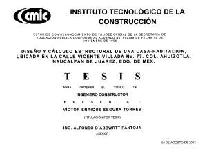 diseno y calculo estructural de una casa