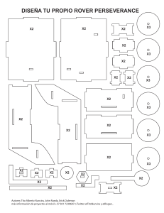 Planos para construcción del rover