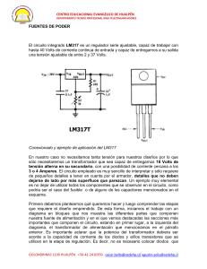 Diseño y Construcción de Fuente de Alimentación Ajustable LM317