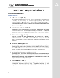 Arqueología Bíblica: Descubrimientos y Excavaciones