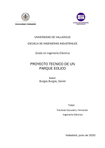 1 Proyecto Tecnico de un parque eolico