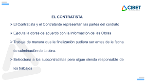 Responsabilidades en Contratos: Contratista, Gerente y Subcontratistas