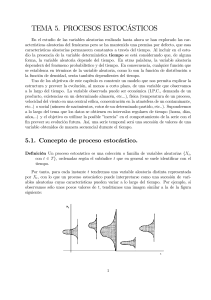 Procesos Estocásticos: Cadenas de Markov y Estados Discretos