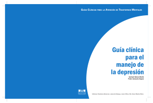 Guía clínica para el manejo de la depresión