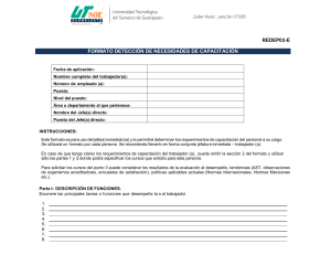 REDEP03-E  Formato de Detección de Necesidades de Capacitación