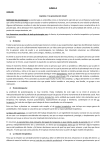 Psicoterapia: Aproximación Inicial y Elementos Esenciales