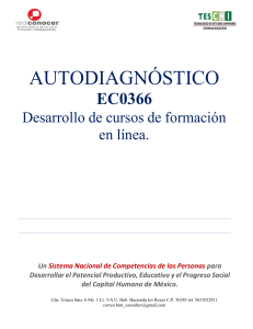 Diagnostico Estandar de Competencia EC0366