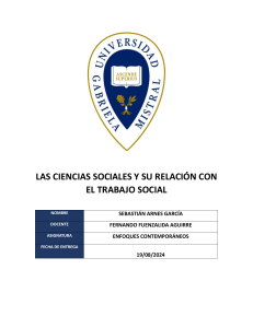 Ciencias Sociales y Trabajo Social: Relación y Enfoques