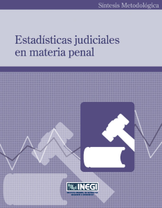 Estadísticas judiciales en materia penal