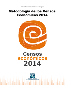 Metodología Censos Económicos 2014 - INEGI