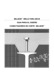 Guía de Diseño Nelson Weld-Thru Deck: Conectores de Corte