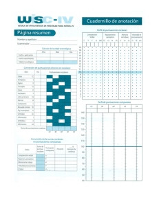 Wisc V hoja resumen puntuaciones