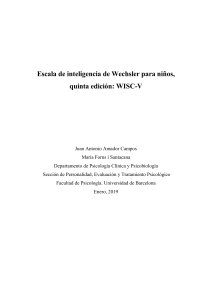 WISC-V universidad ejemplo