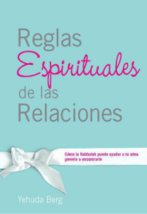 Reglas Espirituales de las Relaciones: Guía Kabbalística