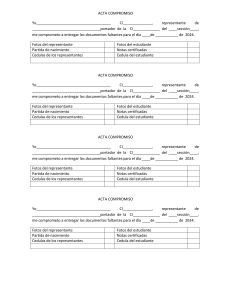 ACTA COMPROMISO