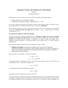 Esquema Clásico de Diseño de Controlador