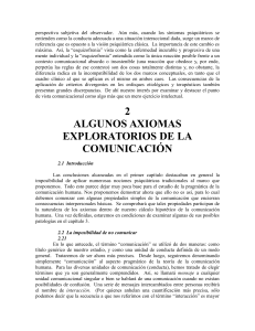 Lectura - Axiomas de la comunicación