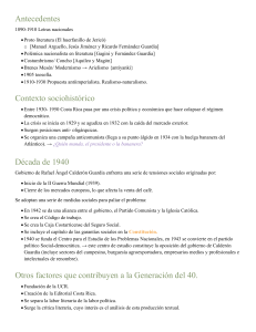 Costarricense II, 1° Examen