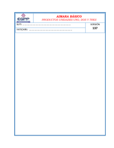 Aimara Básico: Formulario de Productos Unidades 1-3