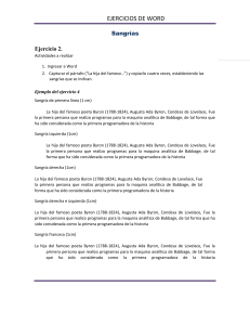 Ejercicios de Word: Sangrías, Ajuste de Texto y Columnas