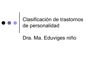 Clasificación de Trastornos de Personalidad: Modelo de Kernberg