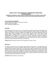 IDEAS CLAVE Y EVOLUCIÓN EN LA ORDENACIÓN TERRITORIAL  EspanolEsteban Fernández