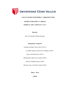 INFORME DE ESTRUCTURACION