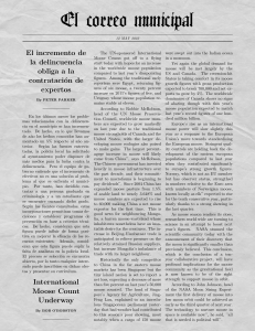 newspape El incremento de la delincuencia 