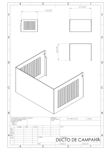 Dibujo Técnico: Conducto de Campana (Escala 1:5)