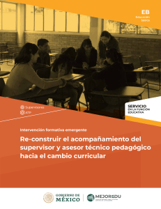 Reconstrucción del Acompañamiento Curricular: Intervención Formativa