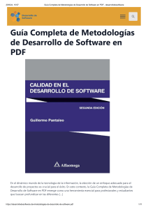 Guía Completa de Metodologías de Desarrollo de Software