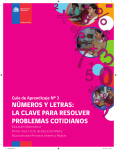 Guía de Aprendizaje: Números y Letras en Problemas Cotidianos