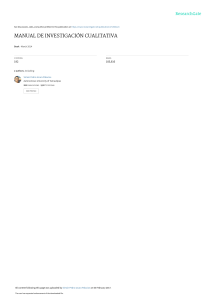 Manual de investigación cualitativa