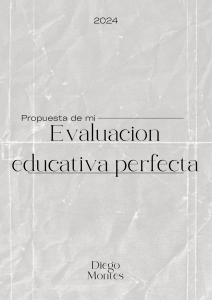 Ensayo evaluacion educativa