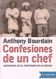 Confesiones de un chef - Anthony Bourdain