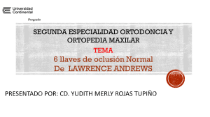 6 Llaves de la Oclusión Normal - Lawrence Andrews