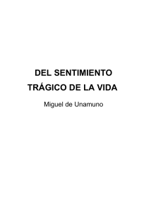 Del sentimiento trágico de la vida- Miguel de Unamuno