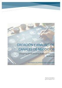 CREACIÓN Y ANÁLISIS DE CANALES DE NEGOCIOS